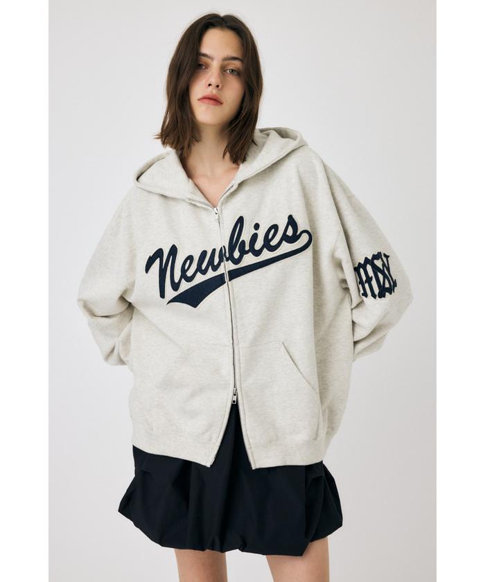 MOUSSY | OVERSIZED ジップアップフーディ (スウェット