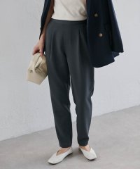 Ranan/ラナン RANAN UVカット/接触冷感 美脚シルエットタックパンツ （股下65cm）/501498837