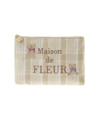 Maison de FLEUR/メゾン ド フルール Maison de FLEUR ベア刺繍ポーチ/506953690