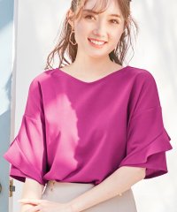 Alotta/アロッタ Alotta 【4つの機能付】フリル袖Tシャツブラウス/507034477