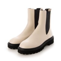 NEUE MARCHE/ノイエ マルシェ neue marche 厚底 トラックソールサイドゴアブーツ/0160/507113716