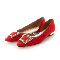 NEUE THE MARKET/ノイエ ザ マーケット NEUE THE MARKET バックル付きフラットパンプス/91105/507113942