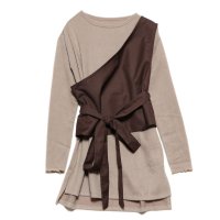 STYLEBLOCK/スタイルブロック STYLEBLOCK 起毛×ツイルレイヤードチュニック/507134992