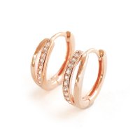 Noelmarket/ノエルマーケット Noelmarket ピアス 金属アレルギー対応 フープピアス つけっぱなし 18k シンプル 仕事 人気 上品 両耳用 レディース 女性 大/507144160