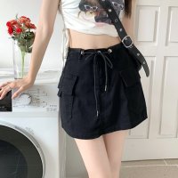 Belle Cie/ベルシー Belle Cie ミリタリー カジュアル ショートパンツ ボトム ボトムス スカート インパンツ ドロスト ミニスカ レディース セクシー スタイル/507146013
