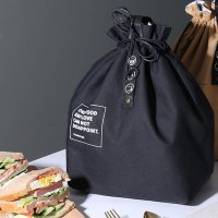 REAL STYLE/リアルスタイル REAL STYLE ランチバッグ 巾着 バック 水筒 軽い お弁当袋 保冷 保温 クーラーバッグ ワンハンドル トート スマイル/507148784