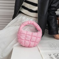 REAL STYLE/リアルスタイル REAL STYLE ハンドバッグ 黒 キルティング ポーチ 小物入れ ミニ 軽い 子供 キッズ 女の子 手提げ バック 韓国/507148826