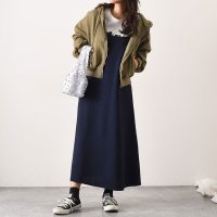 REAL STYLE/リアルスタイル REAL STYLE ワンピース キャミソール キャミワンピ ロング 冬 速乾 マタニティ Aライン エンボス 体型カバー/507149455