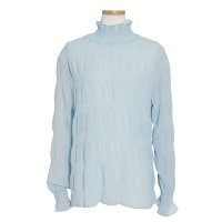 REAL STYLE/リアルスタイル REAL STYLE シアー ハイネック ブラウス 長袖 カットソー レイヤード UVケア 紫外線対策 可愛い セカンドスキン/507149685