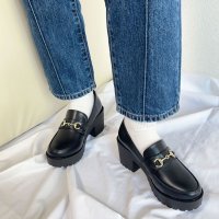 lus./厚底ビットローファー/507152561