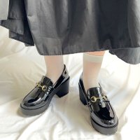 lus./厚底ビットローファー/507152561