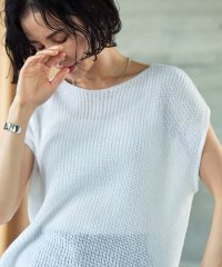 RASW/ラス RASW リネン混ローゲージフレンチニット/507154467