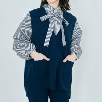 KiraKiraShop/キラキラショップ KiraKiraShop ベスト《全方向ストレッチ深Vネックベスト 全3色 2サイズ》 ［jgt0026］/507159578