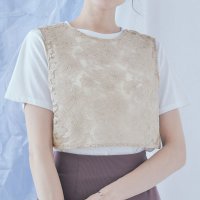 KiraKiraShop/キラキラショップ KiraKiraShop トップスセット《フラワージャガードビスチェ＆Tシャツセット 全3色》 ［jks0202］/507159592
