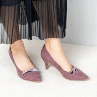 Launa lea/ラウナレア Launa lea ビジューリボンポインテッドトゥパンプス(0531)/507175362