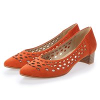 BARCLAY/【日本製】 バークレー BARCLAY レザーカットデザイン ローヒール ベーシックパンプス/507178148