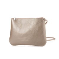 Sabina Donna/サビーナドンナ Sabina Donna 【日本製】 天ファスナー付 本革シュリンクレザー サコッシュ ショルダーポシェット 【ショルダー長さ自由自在調節可能】/507178556