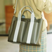 Kraso/クラソ Kraso 荷物を仕切ってすっきり収納 Tトート〈合皮〉/507179861