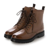 HUSKY SELECT/ハスキー HUSKY 【本革】 レースアップ サイドジップ コンバットブーツ/507490752