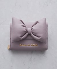 Maison de FLEUR/メゾン ド フルール Maison de FLEUR EC限定ボリュームリボンウォレット/507500143