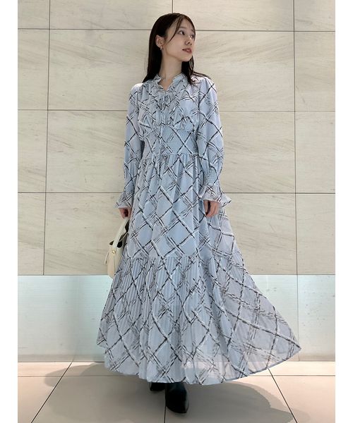 snidel スナイデル カシュクールニットドッキングワンピース 1