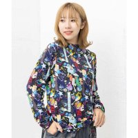 ScoLar/スカラー ScoLar スカラー・ネコ・花柄 3柄展開コラーゲン繊維入りロングスリーブTシャツ/507505620