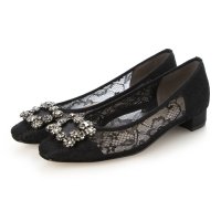 Melmo/メルモ MELMO ビジューモチーフチュールパンプス/507506128