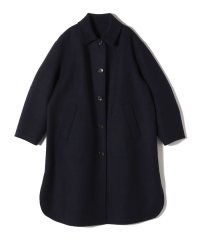 SHIPS WOMEN/SHIPS Primary Navy Label:メルトン リバー ステンカラー コート/507506376