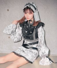 Tika/ティカ Tika コスプレ袖あり体型カバーホラーゾンビキョンシーキャラクター個性ゴシックドール [3点セット] 【返品不可商品】/507506406