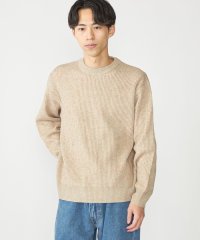 SHIPS MEN/SHIPS:〈手洗い可能〉メランジ 畦編み クルーネック ニット/507506750