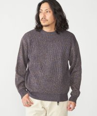 SHIPS MEN/SHIPS:〈手洗い可能〉メランジ 畦編み クルーネック ニット/507506750