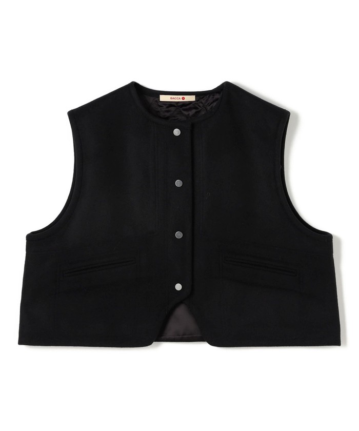 セール 40%OFF】ダブルクロスヘビーメルトン ショートベスト