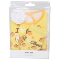 cinemacollection/シネマコレクション cinemacollection トムとジェリー ベビー用品 ベビーセット ビブ＆ソックス アイラブチーズ ワーナーブラザース スモールプラ/507507071