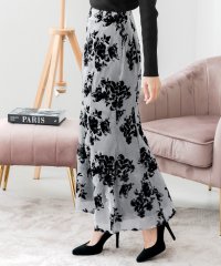 JULIA BOUTIQUE/ジュリアブティック JULIA BOUTIQUE フロッキーフラワーマーメイドスカート/507507102