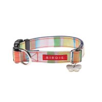 BIRDIE/バーディ BIRDIE ワンタッチマルチボーダーカラー M 中型犬用ワンタッチバックル首輪【返品不可商品】/507507252