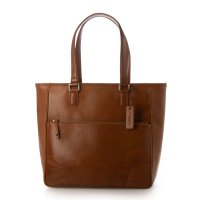 Leather Laboratory/レザーラボラトリー Leather Laboratory オイルレザー牛革 縦型トートバッグ/507507390