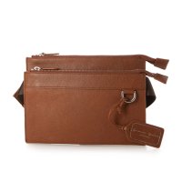 Leather Laboratory/レザーラボラトリー Leather Laboratory 天然シボ レザー 本革ウエストバッグ/507507464