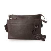 Leather Laboratory/レザーラボラトリー Leather Laboratory 天然シボ レザー 本革ウエストバッグ/507507464