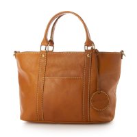 zucchero/ズッケロ zucchero ステッチデザインのカウレザー2wayバッグ ハンドバッグ ショルダーバッグ/507507685