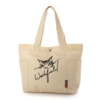 WACHIFIELD/ワチフィールド WACHIFIELD わちふぃーるど ダヤン 猫 軽量トートバッグ ハンドバッグ ポケット WTPL－04/507507710