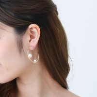 seasukii/シースキー seasukii パールフープイヤリング/507508041