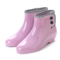 K's PLUS/ケーズプラス K's PLUS ショートレインブーツ ボタンガーデニングブーツ レインシューズ ベージュ kp_15031/507508517