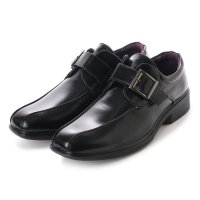 K'S ELEVEN/ケーズイレヴン K'S ELEVEN 軽量 ソフト素材 スワールモカ モンクストラップ ビジネスシューズ ブラックソール・ke_15115/507508528