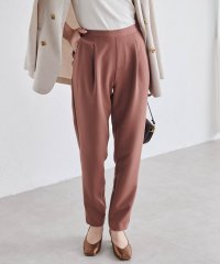 Ranan/ラナン RANAN UVカット/接触冷感 美脚シルエットタックパンツ （股下65cm）/501498837