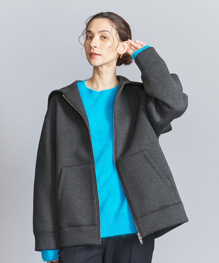 Ungrid - PARISビッグフーディ NAVY 新品 試着のみ パーカーの