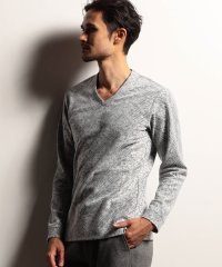 NICOLE CLUB FOR MEN/【RIELABO】フラワージャカードボンディング Ｖネックプルオーバー/506871580