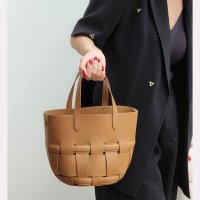 Tomieco/トミエコ Tomieco LEATHER トート/2wayショルダー 編み込みバッグ/506922062