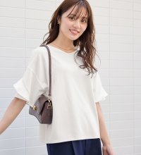 Alotta/アロッタ Alotta 【4つの機能付】フリル袖Tシャツブラウス/507034477