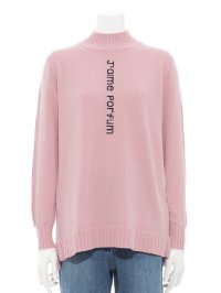 GIPSY BLUE/ジプシーブルー GIPSY BLUE ロゴインターシャストレッチニット/507044012