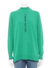 GIPSY BLUE/ジプシーブルー GIPSY BLUE ロゴインターシャストレッチニット/507044012